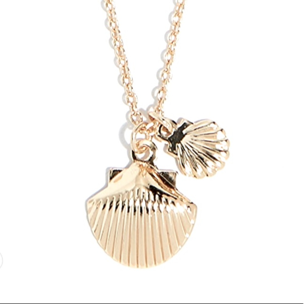 NWT | Shashi Lagoon Charm Plated Necklace